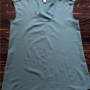 J. Crew Sleeveless Teal Muscle Tee